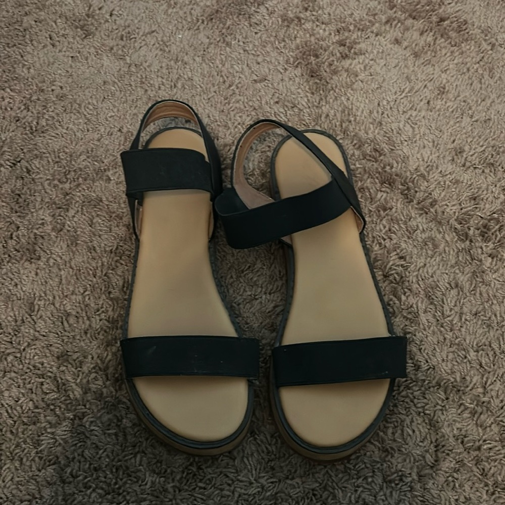 Black sandals